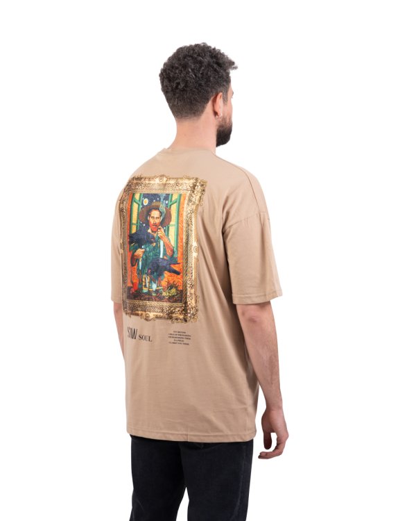Van Gogh Temalı Oversize Tişört